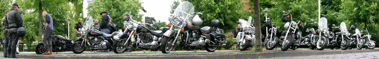 Panoramabild von Harleys