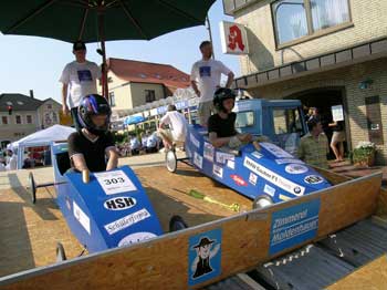 Seifenkistenrennen - Vor dem Start