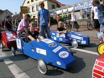 Seifenkistenrennen - Vor dem Start